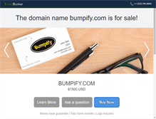 Tablet Screenshot of bumpify.com